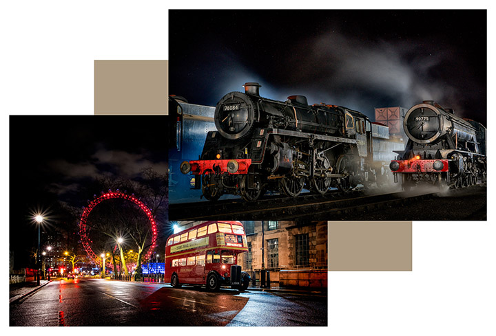  Diasec acrylic prints of vintage transport for offices and boardrooms
