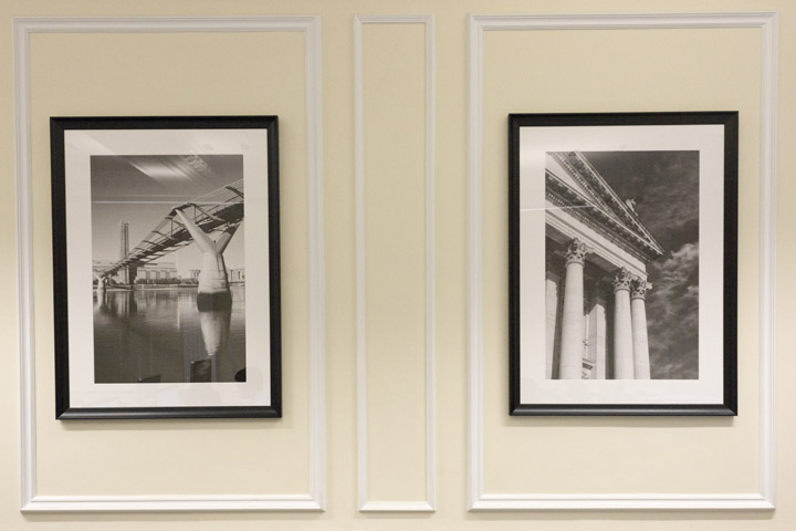  Black and White prints of London as wall art at SDCL London