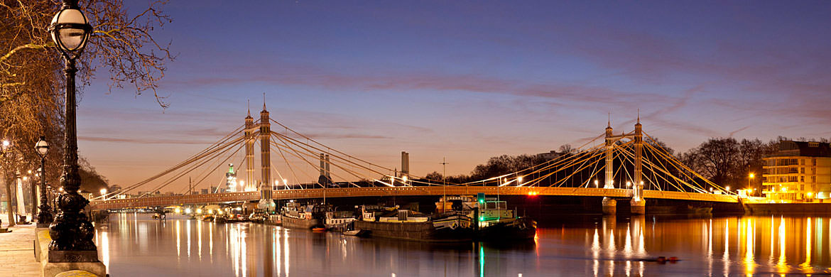 Photograph of Albert Bridge Panorama 3