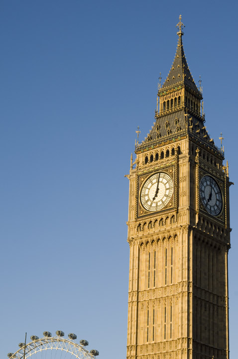 Photograph of Big Ben and London Eye 1
