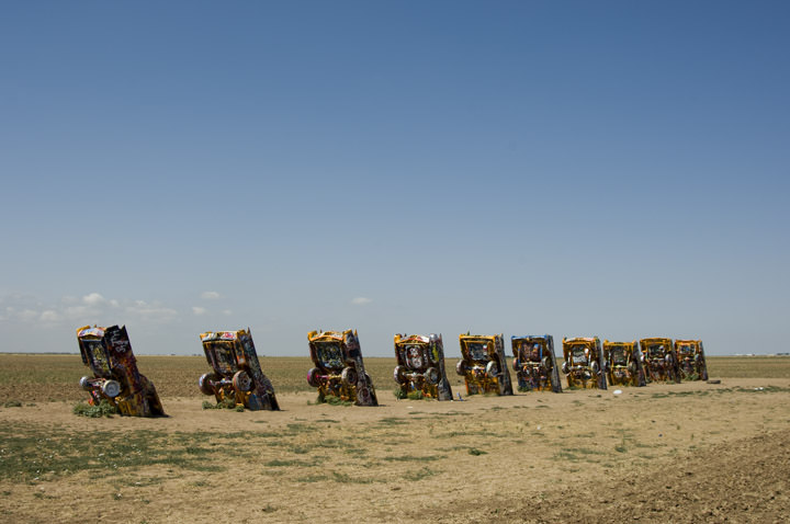 Photograph of Cadillac Ranch - Route 66