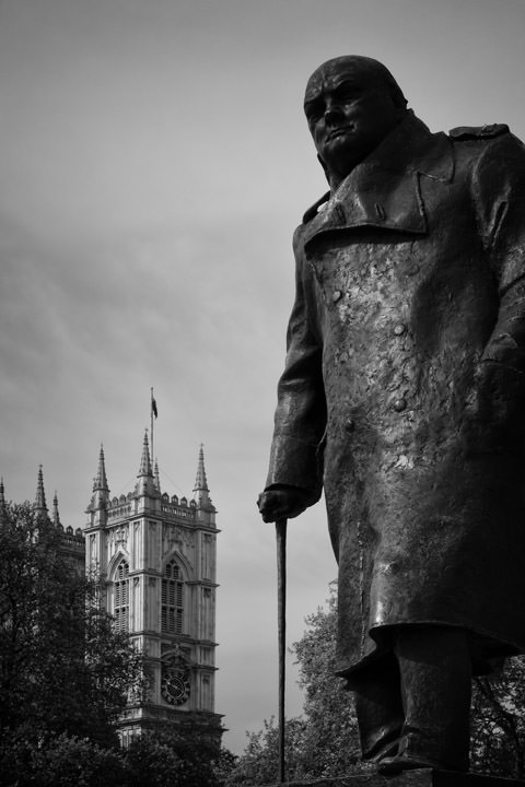 Photograph of Churchill Westminster Abbey