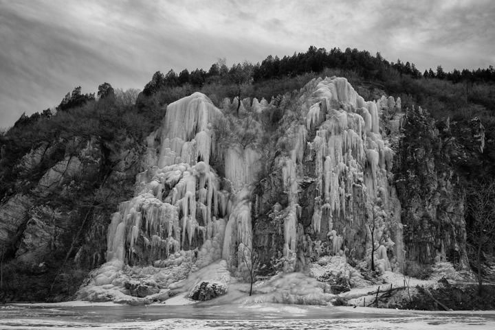 Photograph of Frozen Waterfalls 2