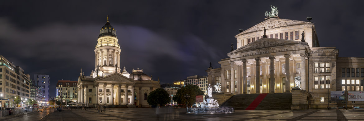 Gendarmenmarkt Square at night