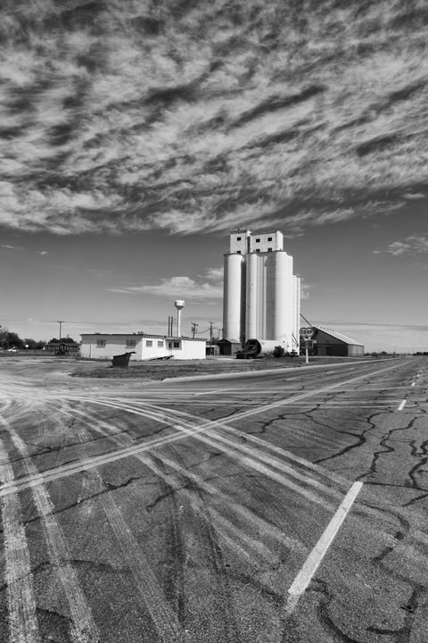 Grain Elevator -  Route 66 Adrian - Texas 