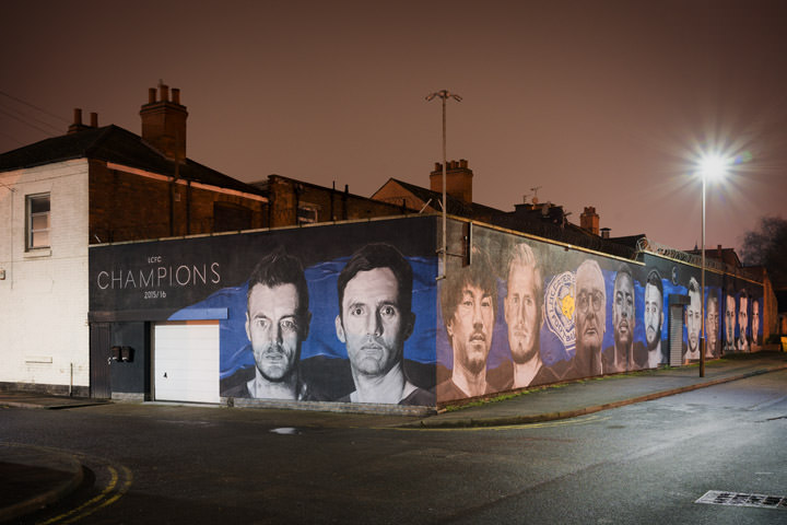 Local Heroes Leicester City Football Team Mural