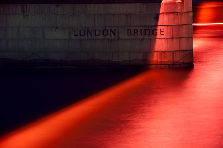London Bridge Pier Detail in Red