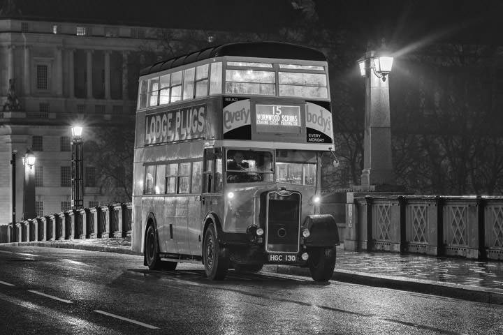 Photograph of London Bus Lambeth Bridge 1