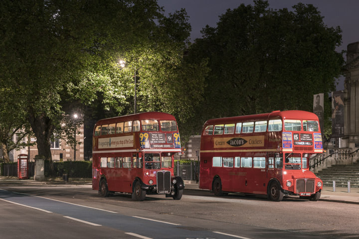 Photograph of London Buses Tate Britain 2