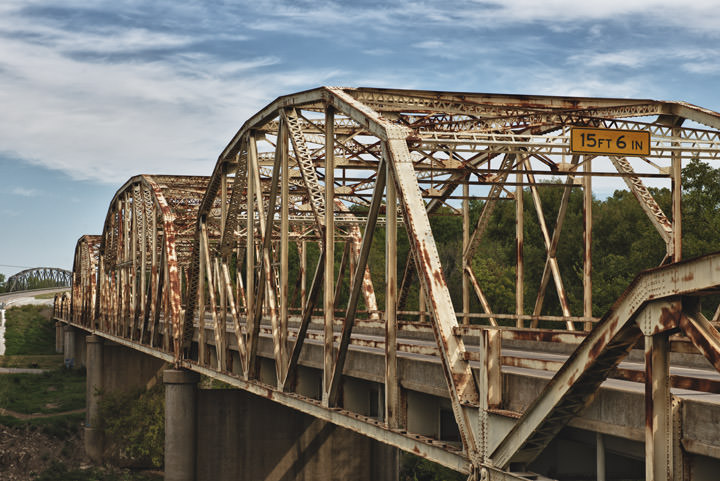 Photograph of Steel Truss Bridges Verdigris