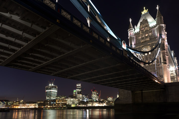 Photograph of Tower Bridge and the City Skyline 2