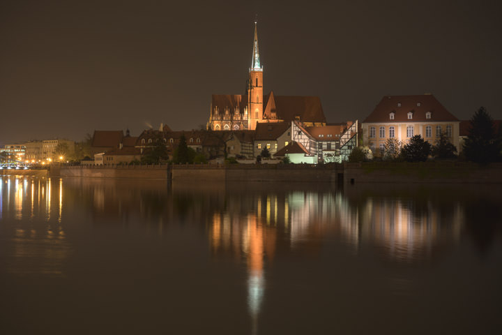 Wroclaw Night Scene